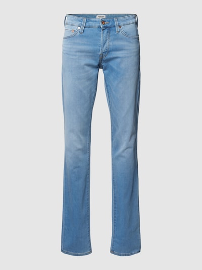 Jack & Jones Jeansy o kroju slim fit z 5 kieszeniami model ‘GLENN’ Jeansowy niebieski 2