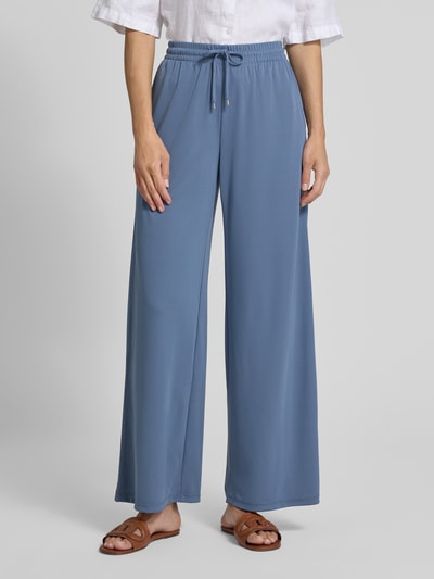 Lauren Ralph Lauren Spodnie materiałowe z elastycznym pasem model ‘TAYONE’ Jasnoniebieski 4