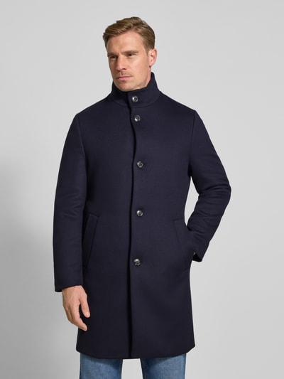 Tommy Hilfiger Regular Fit Mantel aus Woll-Mix Marine 4