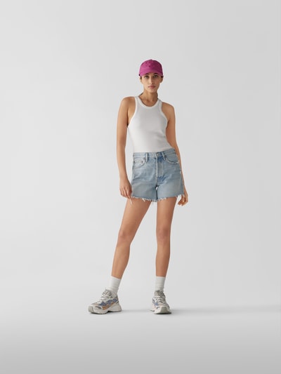 AGOLDE Tanktop in Ripp-Optik Weiß 1