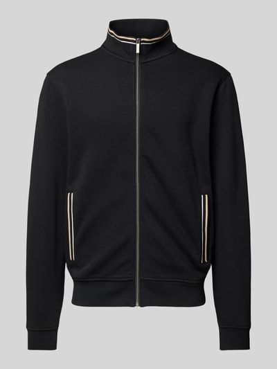 bugatti Sweatjacke mit Stehkragen Black 2