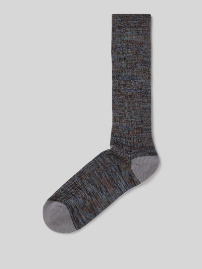 PAUL SMITH Socken mit Strukturmuster Modell 'HECTOR' Mittelgrau 1