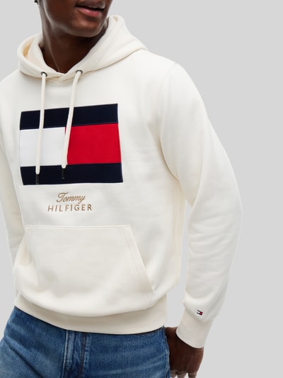 Tommy Hilfiger Hoodie mit Logo-Print Offwhite 6