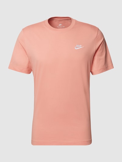 Nike T-shirt z wyhaftowanym logo Koralowy 2