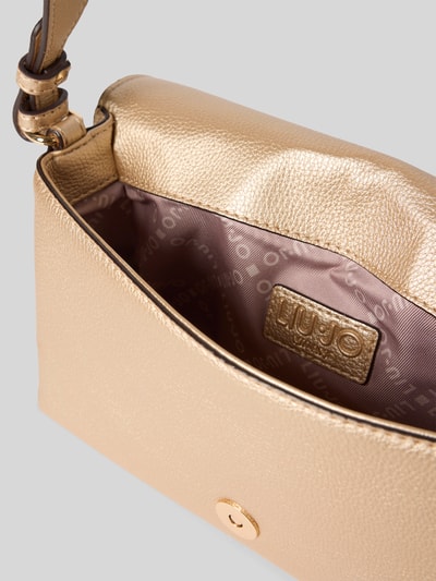 Liu Jo White Handtas met labelapplicatie en schouderband Goud gemêleerd - 5