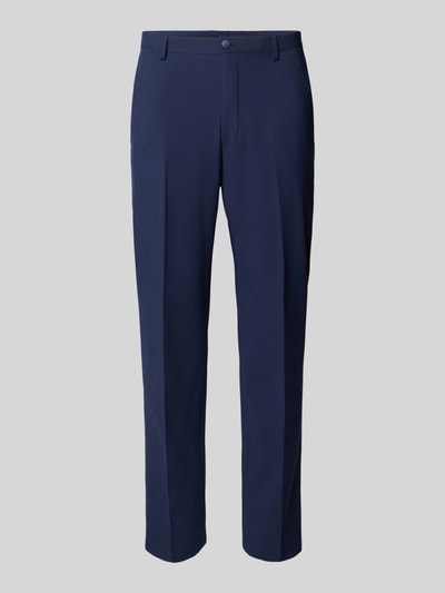 MCNEAL Slim Fit Anzughose mit Bügelfalten Marine 2