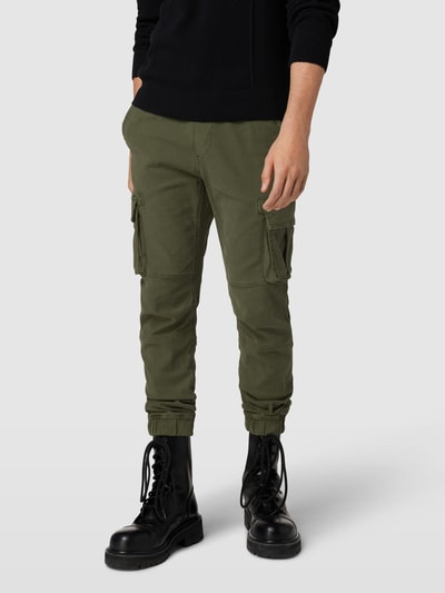 REVIEW Cargo sweatpants Olijfgroen - 4