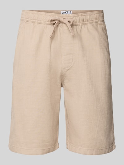 Jake*s Studio Men Bermudas mit elastischem Bund  Taupe 2