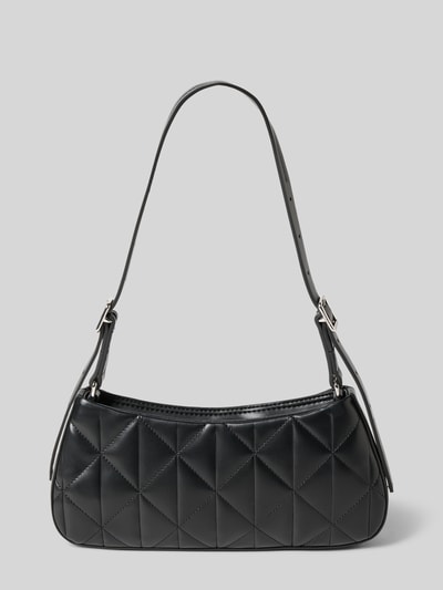 CK Calvin Klein Schoudertas met logodetail, model 'Quilted' Zwart - 4