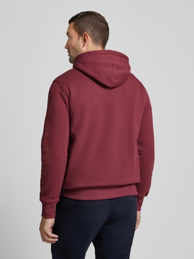 Gant Hoodie mit Label-Stitching Modell 'SHIELD' Bordeaux 5