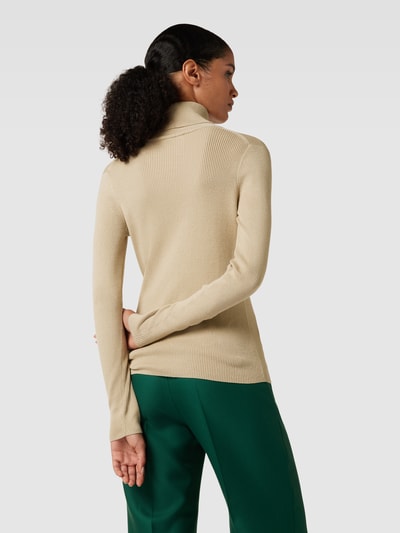 Marc O'Polo Rollkragenpullover in unifarbenem Design Sand 5