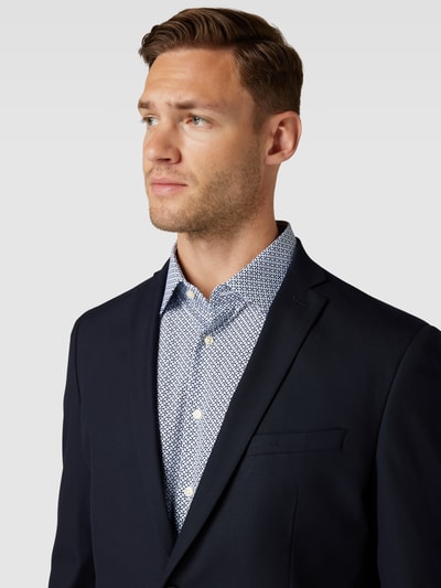 Christian Berg Men Regular Fit Business-Hemd mit Allover-Muster Hellblau 3
