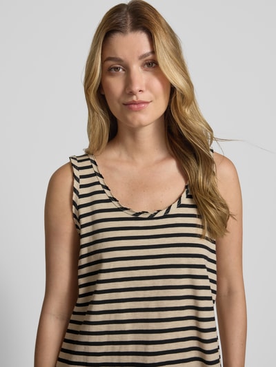 Smith and Soul Tanktop met U-hals Beige - 3