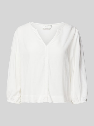 Neo Noir Blusenshirt mit V-Ausschnitt Modell 'Sarla' Offwhite 2