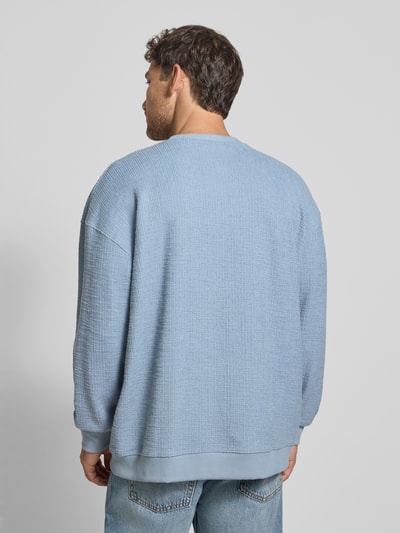 Scotch & Soda Oversized sweatshirt met logopatch Blauw - 5