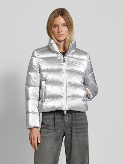 Marc Cain Steppjacke in metallic Silber 4