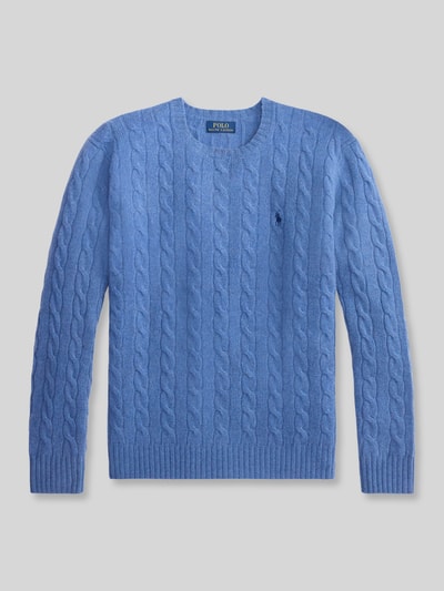 Polo Ralph Lauren Regular Fit Pullover aus Woll-Kaschmir-Mix Jeansblau 2