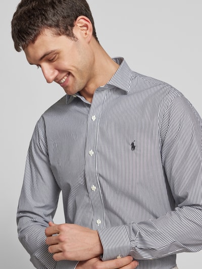 Polo Ralph Lauren Slim Fit Business-Hemd mit Haifischkragen Hellbraun 3