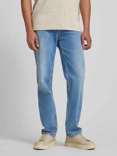 THE KOOPLES Straight fit jeans in 5-pocketmodel Marineblauw - 4