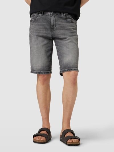 Tom Tailor Jeansshorts im 5-Pocket-Design Modell 'Josh' Mittelgrau 4