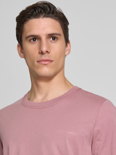 Baldessarini T-Shirt mit Label-Print Rose 3