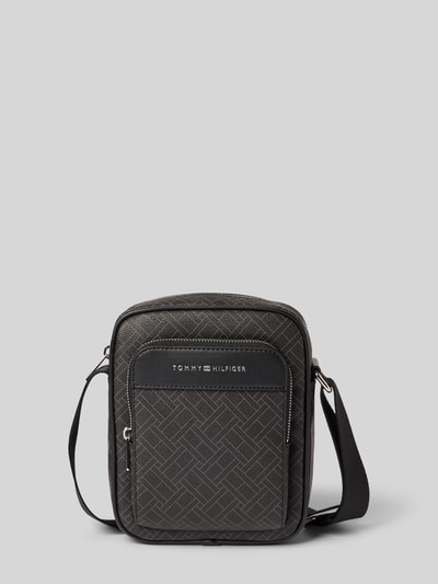 Tommy Hilfiger Umhängetasche in Leder-Optik BLACK 2