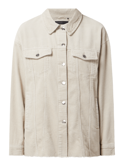 Only Overhemdjack van corduroy, model 'Bitten' Beige - 2