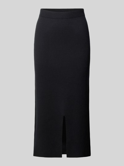Christian Berg Woman Midirok met loopsplit Zwart - 2