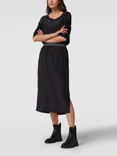 Marc Cain Midirok met elastische band Zwart - 1