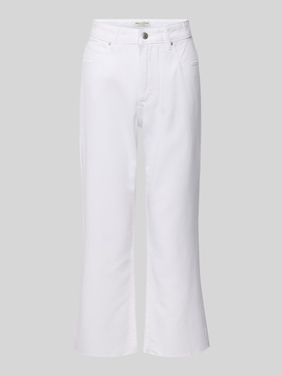 Marc O'Polo Flared Fit Jeans aus Lyocell-Baumwoll-Mix Modell 'KIRUNA' Weiss 2