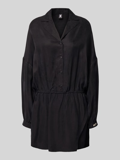 Karo Kauer Sukienka mini z kołnierzykiem typu resort Ciemnoszary 2