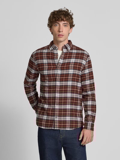 Tommy Jeans Regular Fit Freizeithemd aus reiner Baumwolle Mittelbraun 4