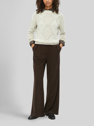 s.Oliver BLACK LABEL Pullover mit leichtem Stehkragen Hellgrau 1