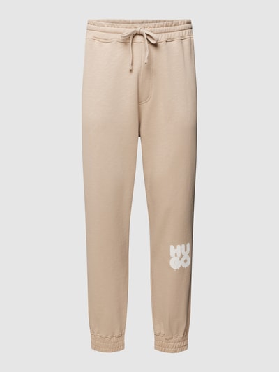 HUGO Sweatpants mit Label-Print Modell  