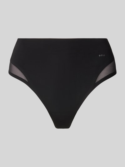 BOSS String mit Label-Detail Black 1
