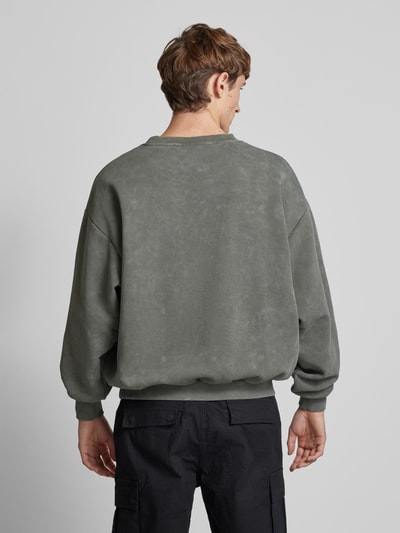 KARL KANI Sweatshirt met labelprint, model 'Kani Street Academy' Zwart - 5