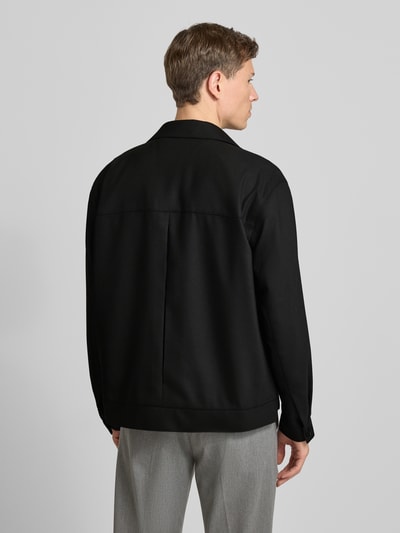 HUGO Regular Fit Hemdjacke mit Viskose-Anteil Modell 'JULIANO' Black 5
