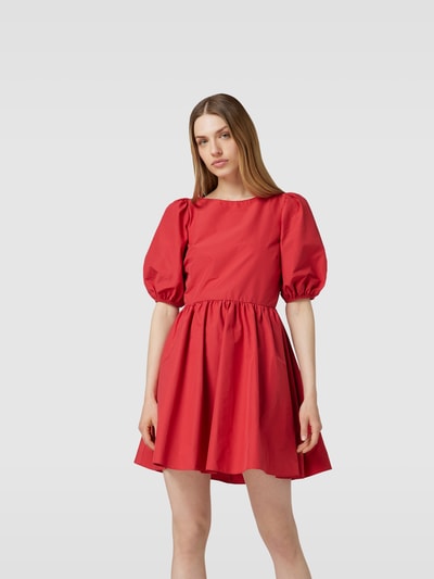 RED Valentino Minikleid mit Puffärmeln Rot 4