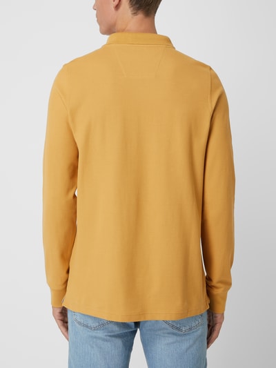Fynch-Hatton Poloshirt aus Supima®-Baumwolle Senfgelb 5