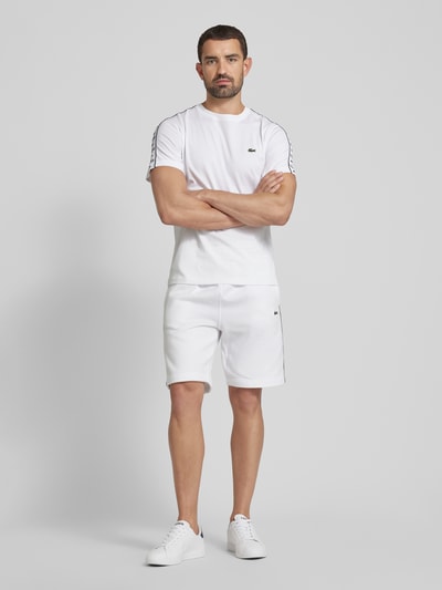 Lacoste T-Shirt mit Rundhalsausschnitt Modell 'BASIC' Weiss 1