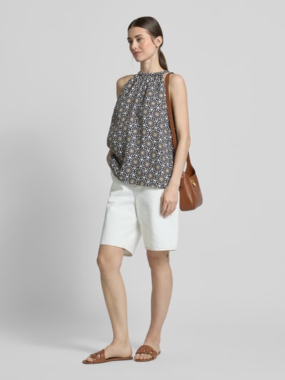 Marc O'Polo Loose Fit Top aus Leinen Marine 1