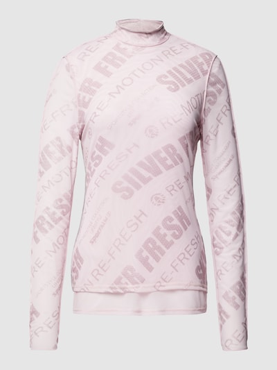 Sportalm Shirt met lange mouwen met all-over motief Roze - 2