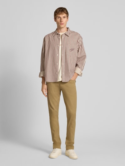 Jack & Jones Slim Fit Jeans mit Eingrifftaschen Modell 'GLENN' Beige 1