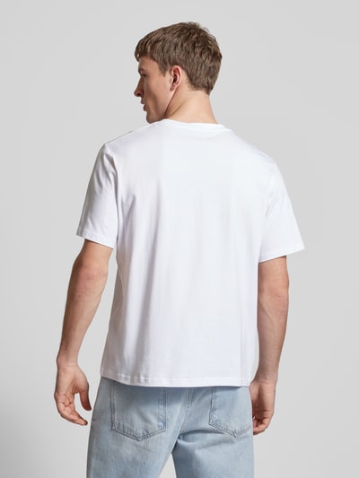 Jack & Jones T-Shirt mit Motiv-Print Modell 'VESTERBRO' Weiss 5