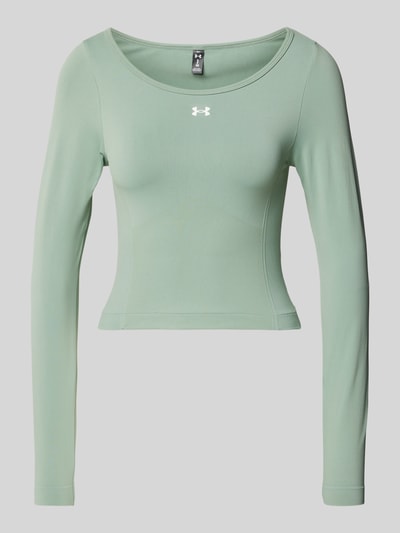 Under Armour Longsleeve mit Label-Print Schilf 1