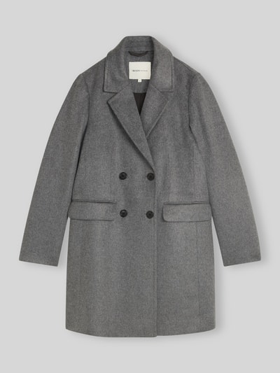 Tom Tailor Denim płaszcz o kroju regular fit z kołnierzem z połami Ciemnoszary 2