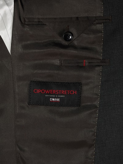 Cinque Slim Fit 2-Knopf-Sakko mit Stretch-Anteil Modell 'CiCastello' - 'CIPOWERSTRETCH' Mittelgrau 6