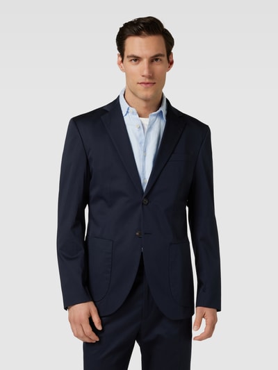 JOOP! COLLECTION 2-Knopf-Sakko mit Reverskragen Modell 'Dash' Marine 4
