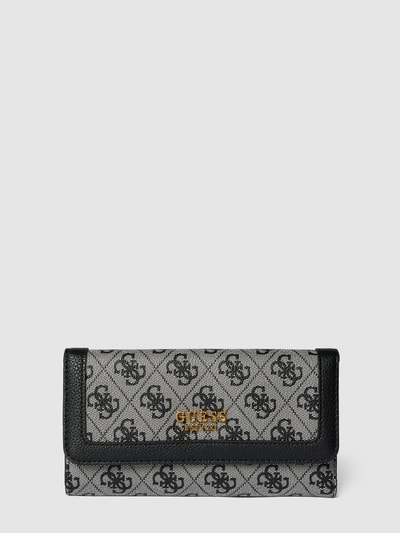 Guess Portemonnaie mit Allover-Logo-Muster Black 1