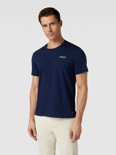 Polo Ralph Lauren Underwear T-Shirt mit Label-Print Modell 'LIQUID COTTON' Marine 4